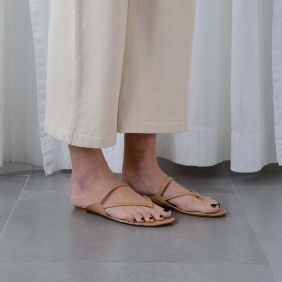 Jamie Haller The Thong Sandal in Bare - Picture 6 of 6